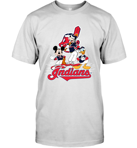 Cleveland Indians Mickey Mouse Donald Duck Goofy - Rookbrand