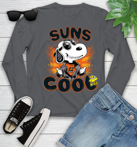 NBA Basketball Phoenix Suns Cool Snoopy Shirt Youth Long Sleeve 8