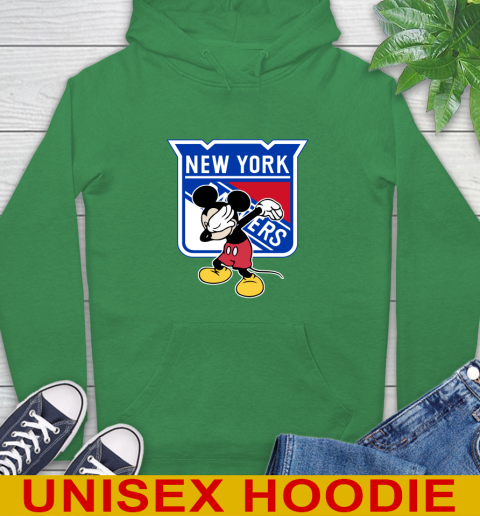 New York Rangers NHL Hockey Dabbing Mickey Disney Sports Hoodie 8