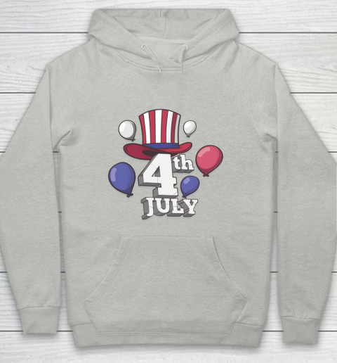 All American  US Flag Cap, 4th of July Independence Day Youth Hoodie