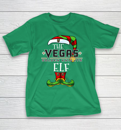 Vegas Golden Knights Christmas ELF Funny NHL T-Shirt 5