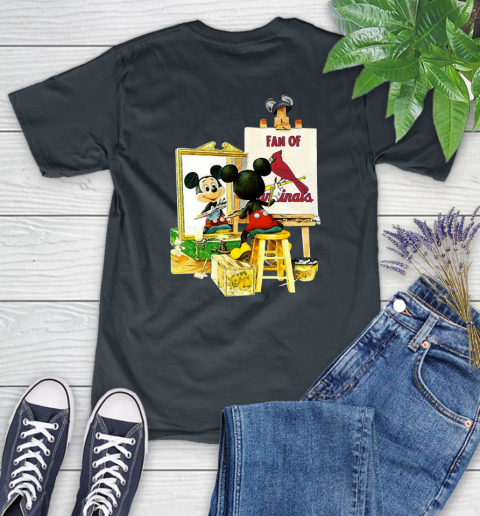 MLB Baseball St.Louis Cardinals Mickey Drawing Shirt 87