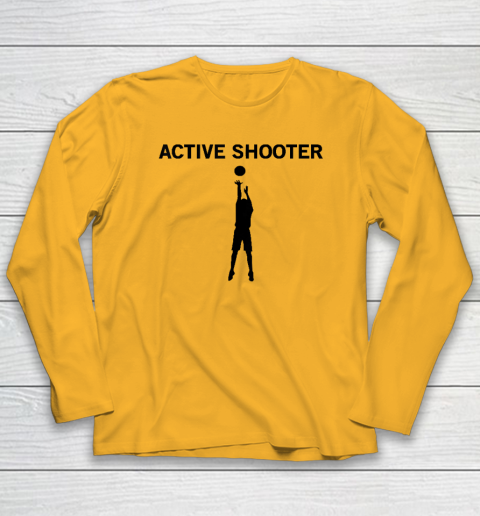 Active Shooter Basketball Lovers Long Sleeve T-Shirt 2