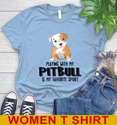 Playing with my pitbull is my favorite sport 78