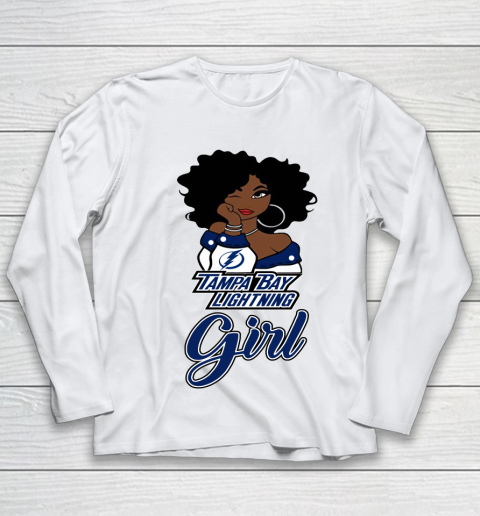 Tampa Bay Lightning Girl NHL Youth Long Sleeve 2