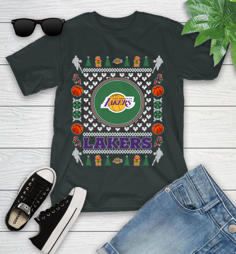 Los Angeles Lakers Merry Christmas NBA Basketball Loyal Fan Ugly Shirt 105