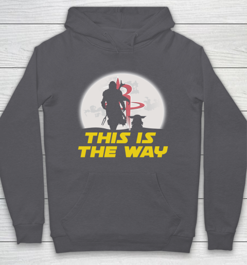 Houston Rockets NBA Basketball Star Wars Yoda And Mandalorian This Is The Way Hoodie 4