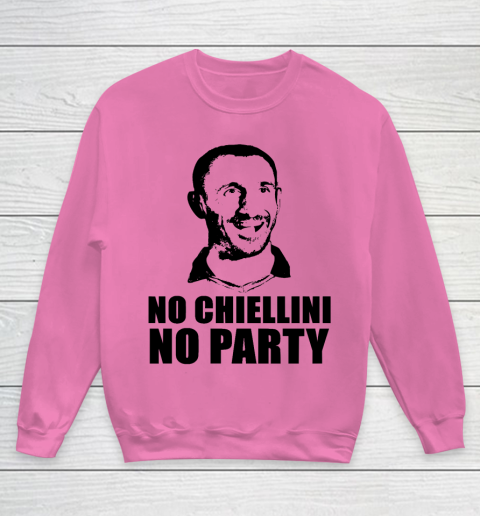 No Chiellini, No Party Italia Champion Euro Player Youth Sweatshirt 3