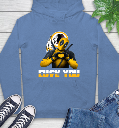 NHL Washington Redskins Deadpool Love You Fuck You Football Sports Hoodie 11