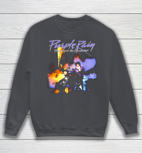 Purple rain sweatshirt clearance