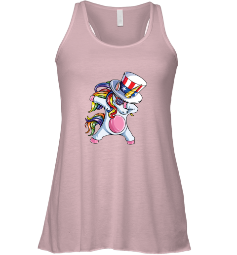 Day 4th Of July Dabbing Uncle Sam Gifts Racerback Tank