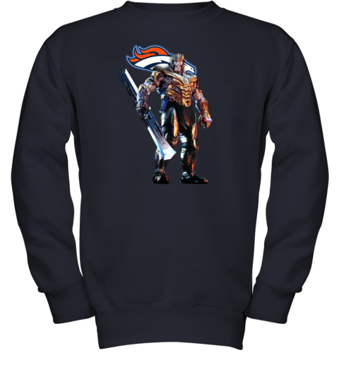 NFL Captain America Thor Spider Man Hawkeye Avengers Endgame Football  Seattle Seahawks Youth Sweatshirt