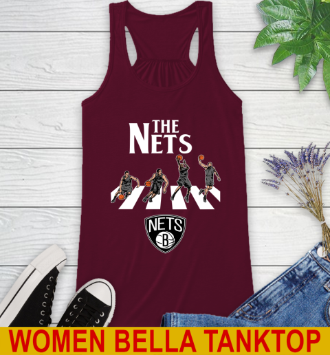 NBA Basketball Brooklyn Nets The Beatles Rock Band Shirt Racerback Tank 2