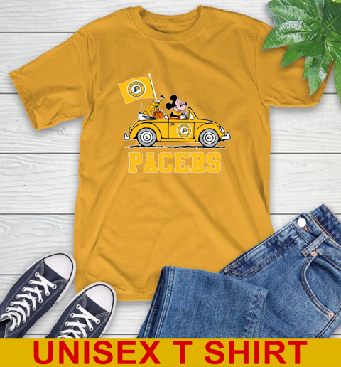 NBA Basketball Indiana Pacers Pluto Mickey Driving Disney Shirt T-Shirt 3