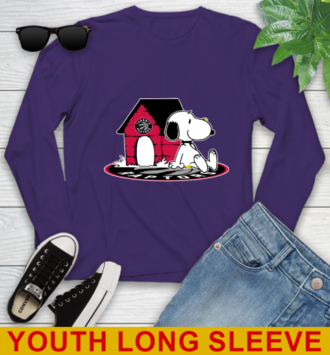 NBA Basketball Toronto Raptors Snoopy The Peanuts Movie Shirt Youth Long Sleeve 5