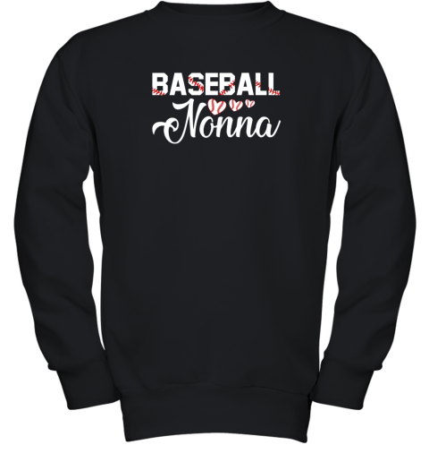 Baseball Nonna Youth Sweatshirt