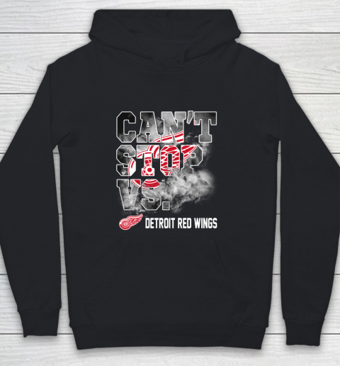 NHL Detroit Red Wings Hockey Can't Stop Vs Youth Hoodie