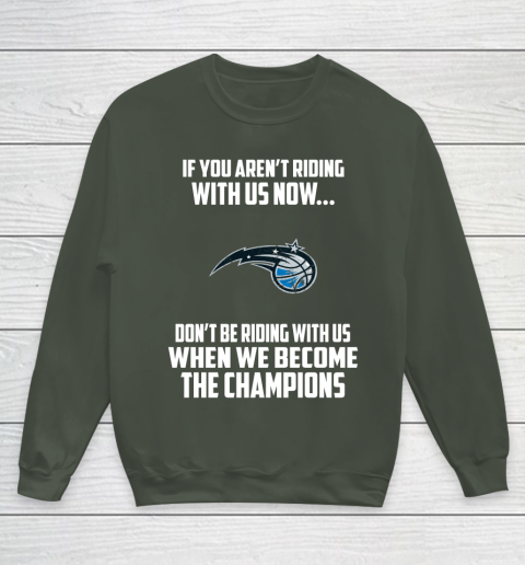 NBA Orlando Magic Basketball We Become The Champions Youth Sweatshirt 8