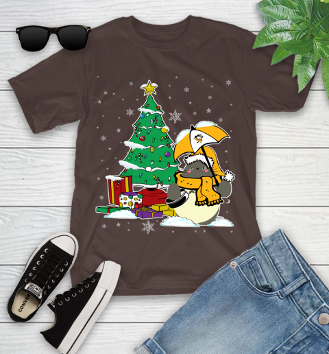 Pittsburgh Penguins NHL Hockey Cute Tonari No Totoro Christmas Sports Youth T-Shirt 22