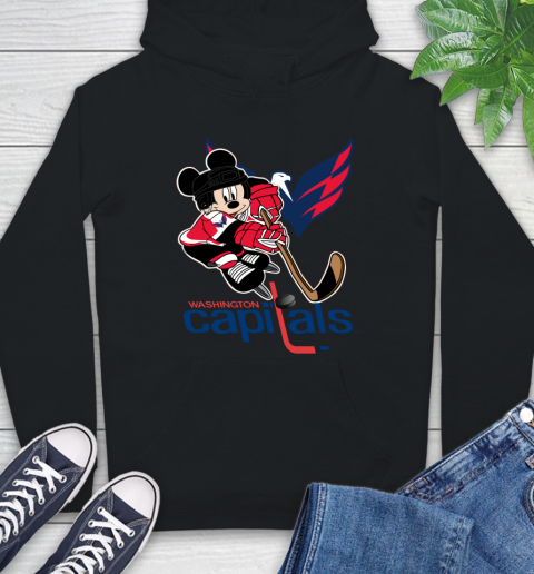 NHL Washington Capitals Mickey Mouse Disney Hockey T Shirt Hoodie 2