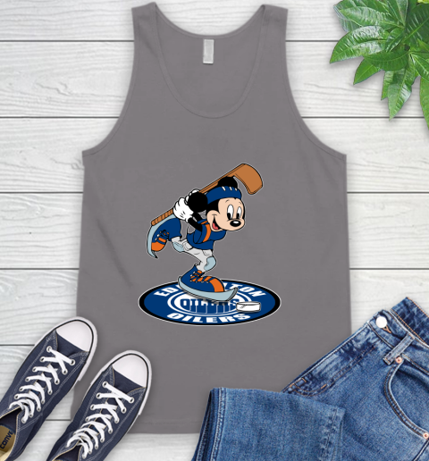 NHL Hockey Edmonton Oilers Cheerful Mickey Disney Shirt Tank Top 7