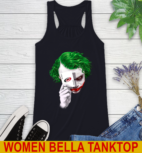 Carolina Hurricanes NHL Hockey Joker Card Shirt Racerback Tank 8