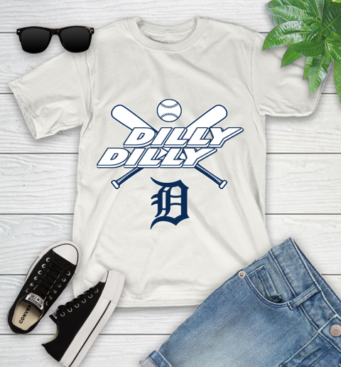 MLB Detroit Tigers Dilly Dilly Baseball Sports Youth T-Shirt