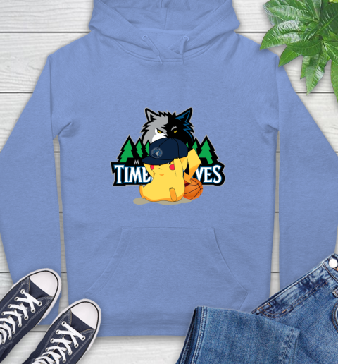 NBA Pikachu Basketball Sports Minnesota Timberwolves Hoodie 11