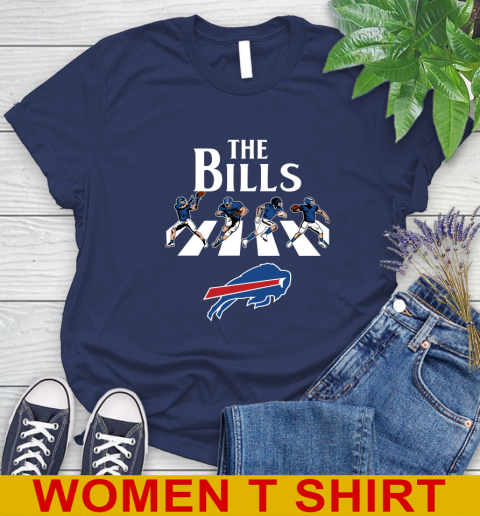 NFL Football Buffalo Bills The Beatles Rock Band Shirt Women's T-Shirt 12