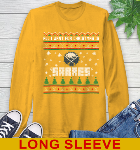 Buffalo Sabres NHL Hockey All I Want For Christmas Is My Team Sports 56