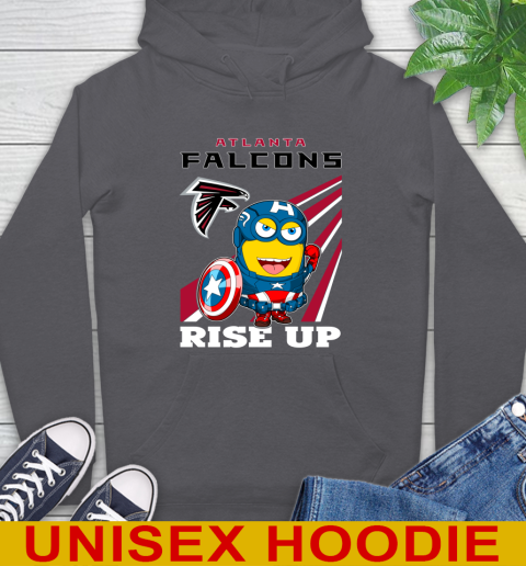 NFL Football Atlanta Falcons Captain America Marvel Avengers Minion Shirt Hoodie 7