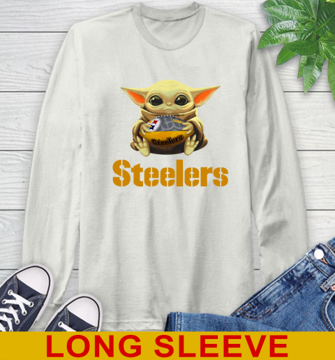 NFL Football Pittsburgh Steelers Baby Yoda Star Wars Shirt Long Sleeve T-Shirt 13 NFL Football Pittsburgh Steelers Baby Yoda Star Wars Shirt Long Sleeve T-Shirt - Image 13