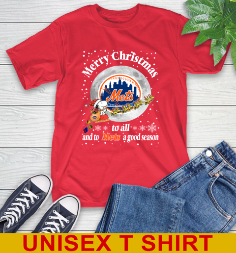 New York Mets Merry Christmas To All And To Mets A Good Season MLB Baseball Sports T-Shirt 12