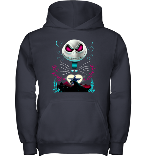 Jack Skellington Dallas Cowboys Funny Vintage Hoodie 