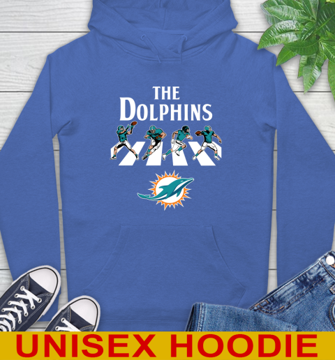 NFL Football Miami Dolphins The Beatles Rock Band Shirt Hoodie 9