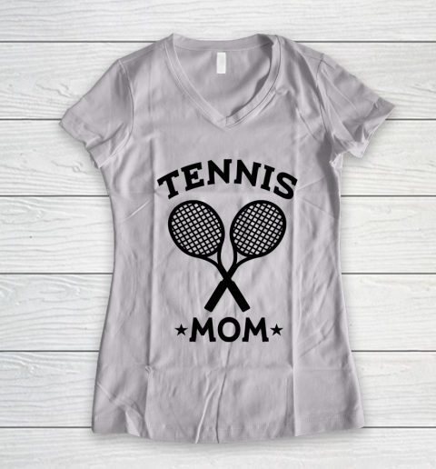 Mother's Day Funny Gift Ideas Apparel  tennis mom T Shirt Women's V-Neck T-Shirt