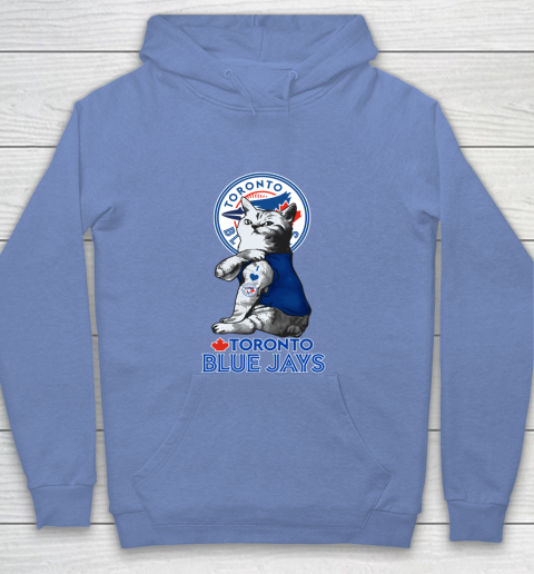 MLB Baseball My Cat Loves Toronto Blue Jays Youth Hoodie 8