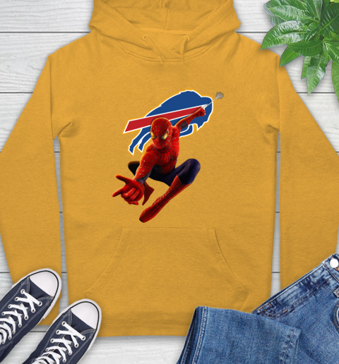 NFL Spider Man Avengers Endgame Football Buffalo Bills Hoodie 3