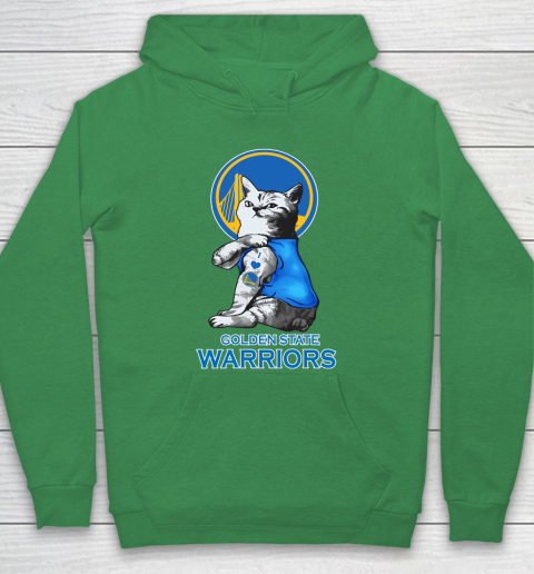 NBA Basketball My Cat Loves Golden State Warriors Hoodie 5