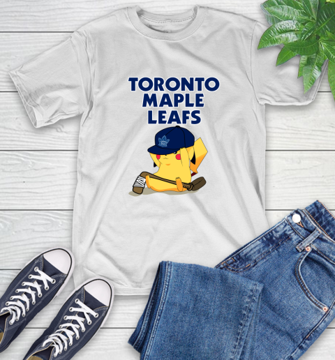 NHL Pikachu Hockey Sports Toronto Maple Leafs T-Shirt