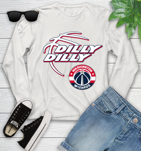 NBA Washington Wizards Dilly Dilly Basketball Sports Youth Long Sleeve 12