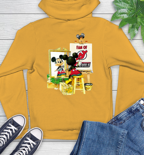 NHL Hockey New Jersey Devils Mickey Drawing Shirt 14