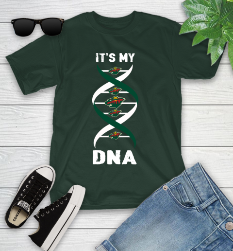Minnesota Wild NHL Hockey It's My DNA Sports Youth T-Shirt 5