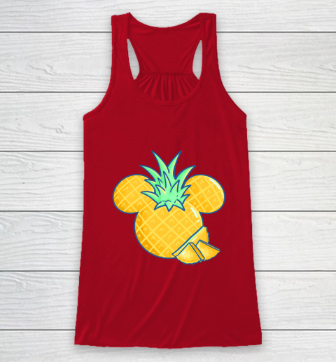 Disney Mickey Friends Mickey Pineapple Logo Racerback Tank 4