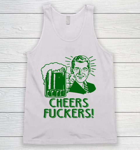 Beer Lover Funny Shirt Irish Cheers For Saint Patricks Day Tank Top