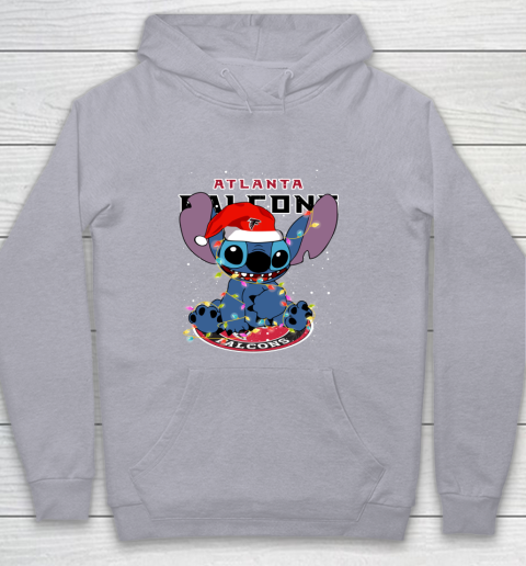 Atlanta Falcons NFL Football noel stitch Christmas Youth Hoodie 4