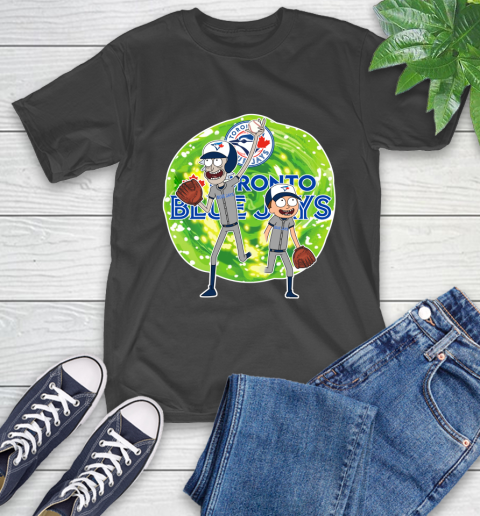 MLB Toronto Blue Jays Rick And Morty Baseball Sports T-Shirt 2