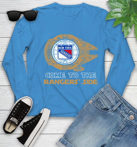 NHL Come To The New York Rangers Wars Hockey Sports Youth Long Sleeve 8