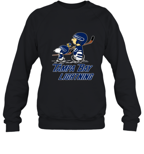 Let's Play Tampa Bay lightning Ice Hockey Snoopy NHL Sweatshirt