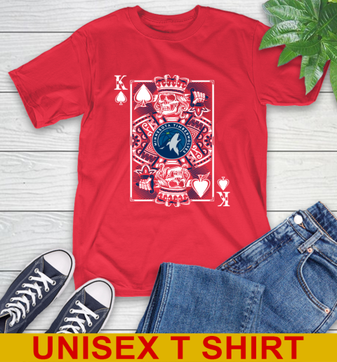 Minnesota Timberwolves NBA Basketball The King Of Spades Death Cards Shirt T-Shirt 12